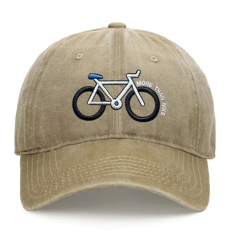 [Breathable Design] "More Twist Rides" Bicycle Embroidered Baseball Cap - Lightweight, Breathable Cotton Dad Hat with Adjustable Fit, Ideal for Cycling Enthusiasts, Bike Accessories