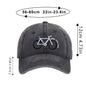 [Breathable Design] "More Twist Rides" Bicycle Embroidered Baseball Cap - Lightweight, Breathable Cotton Dad Hat with Adjustable Fit, Ideal for Cycling Enthusiasts, Bike Accessories