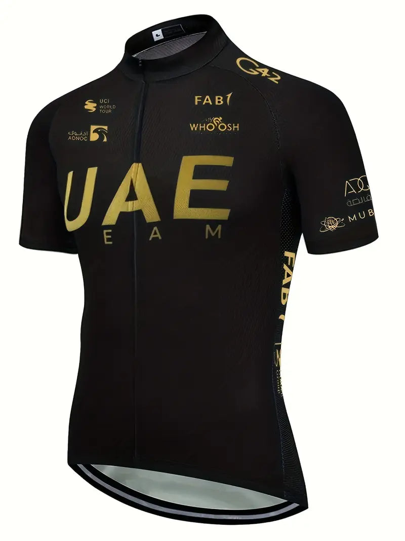 Tricou pentru ciclism din Emiratele Arabe Unite 2024 masculinS Costum de ciclism cu mânecă scurtă pentru echipă Uniforma de ciclism MTB Costum de ciclism de vară