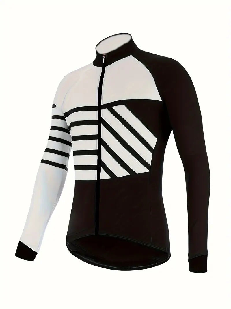 Men's Cycling Suit Mountain Bike Equipment Long Sleeve Round Neck Quick Drying Sun Protection