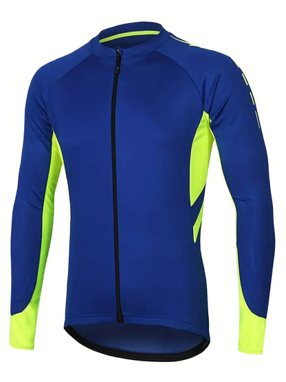 Quick-drying Breathable Men's Cycling Jersey with Pocket and Zipper