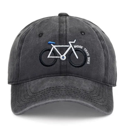 [Breathable Design] "More Twist Rides" Bicycle Embroidered Baseball Cap - Lightweight, Breathable Cotton Dad Hat with Adjustable Fit, Ideal for Cycling Enthusiasts, Bike Accessories